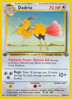 Dodrio, Jungle No. 34 Normal