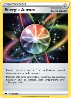 Energía Aurora, Espada y Escudo Nº 186 Normal