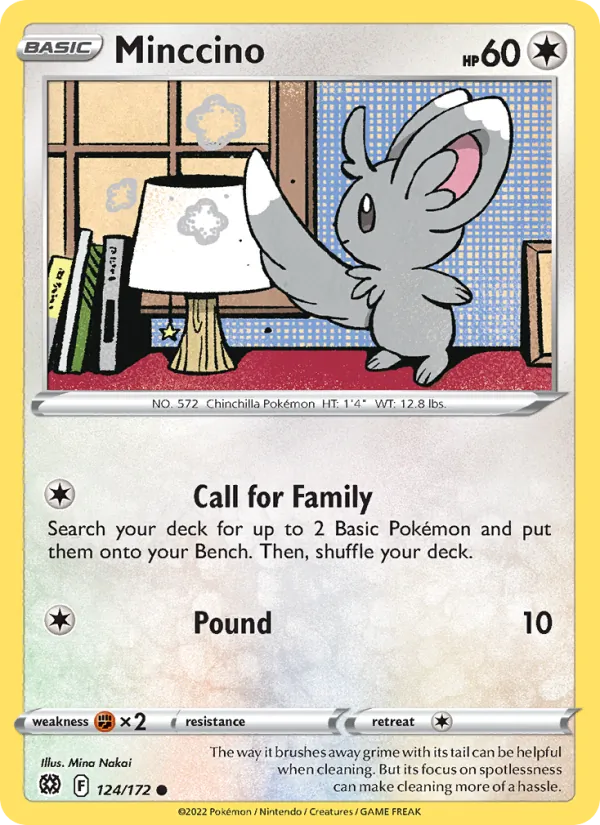 Minccino, Brilliant Stars No. 124