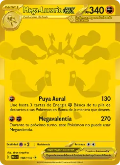 Mega-Lucario ex, Megaevolución Nº 188 Holo