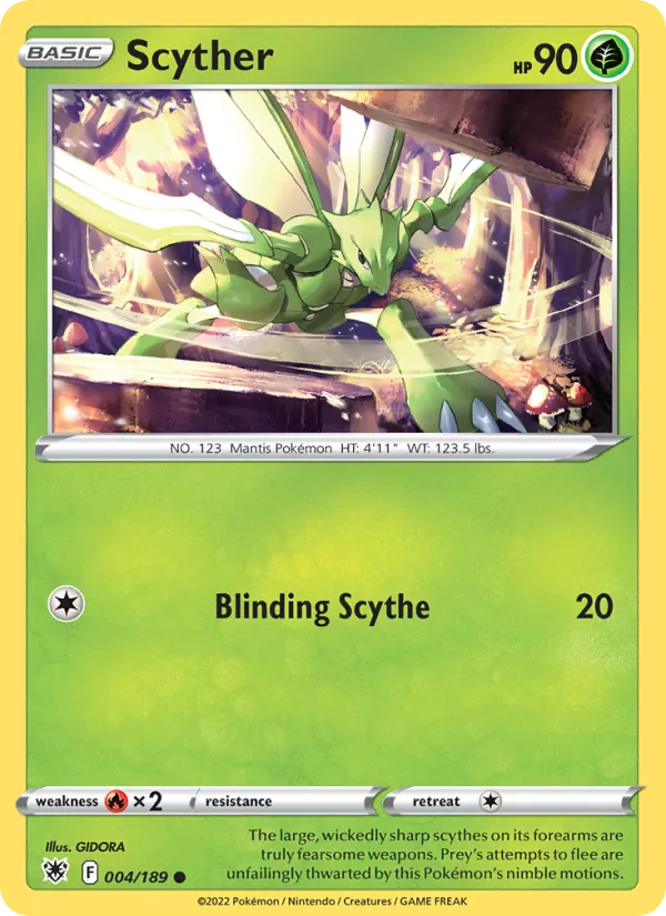 Scyther, Astral Radiance No. 004