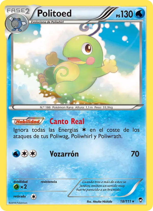 Politoed, Puños Furiosos No. 18