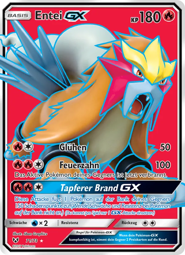 Entei GX, Schimmernde Legenden No. 71