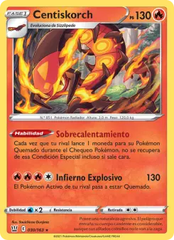 Centiskorch, Estilos de Combate No. 30 Normal
