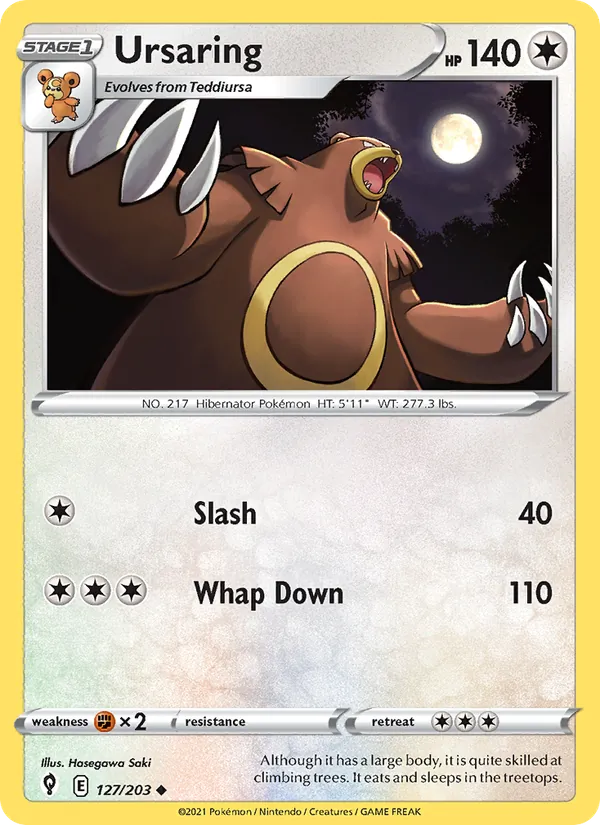 Ursaring, Evolving Skies Nº 127