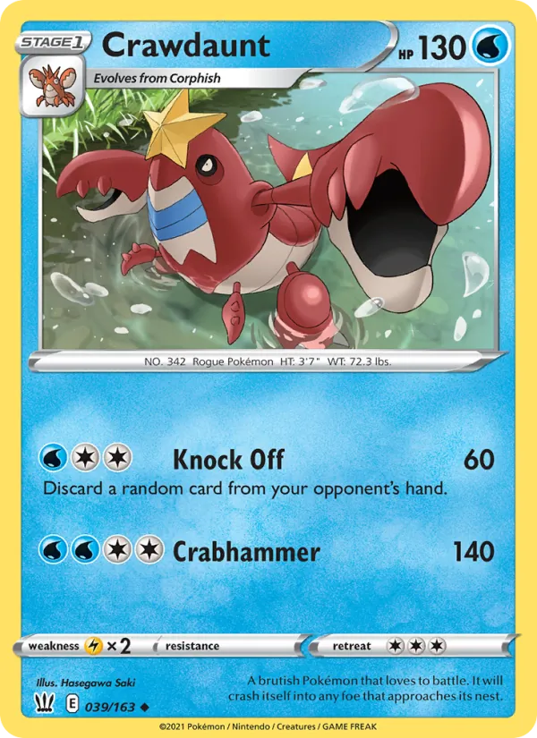 Crawdaunt, Battle Styles Nº 39