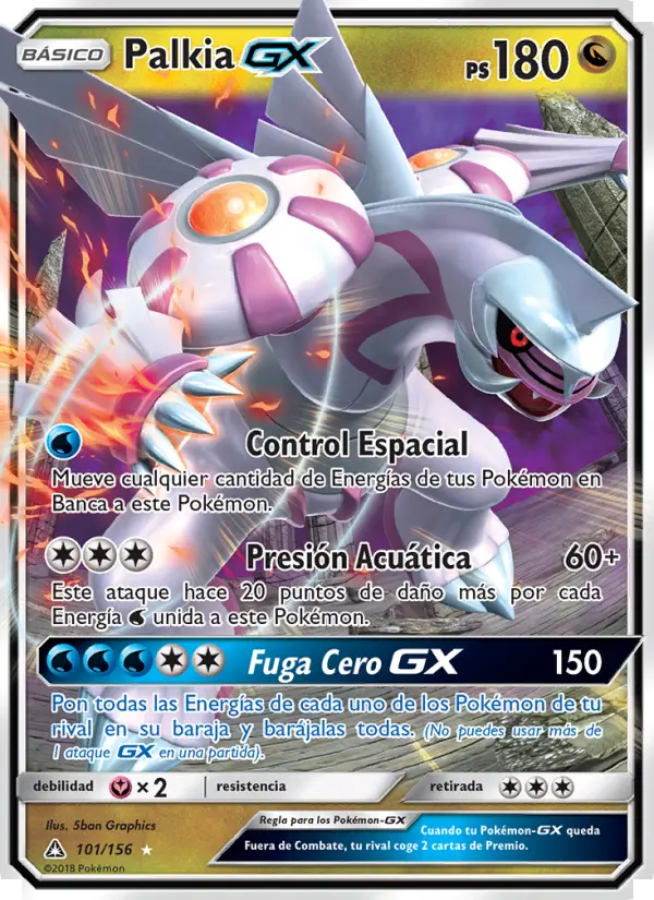 Palkia GX, Ultraprisma Nº 101