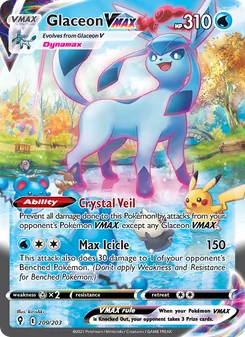 Glaceon VMAX, Evolving Skies No. 209 Holo