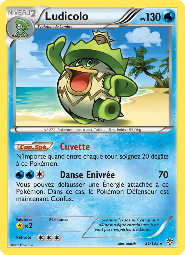 Ludicolo, Tempète Plasma No. 31