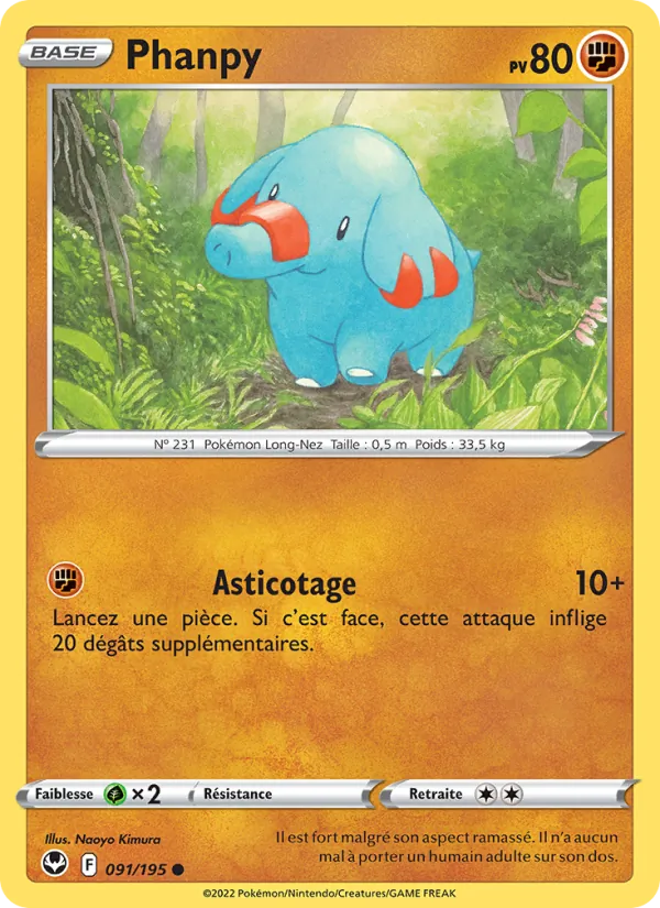 Phanpy, Tempête Argentée No. 091