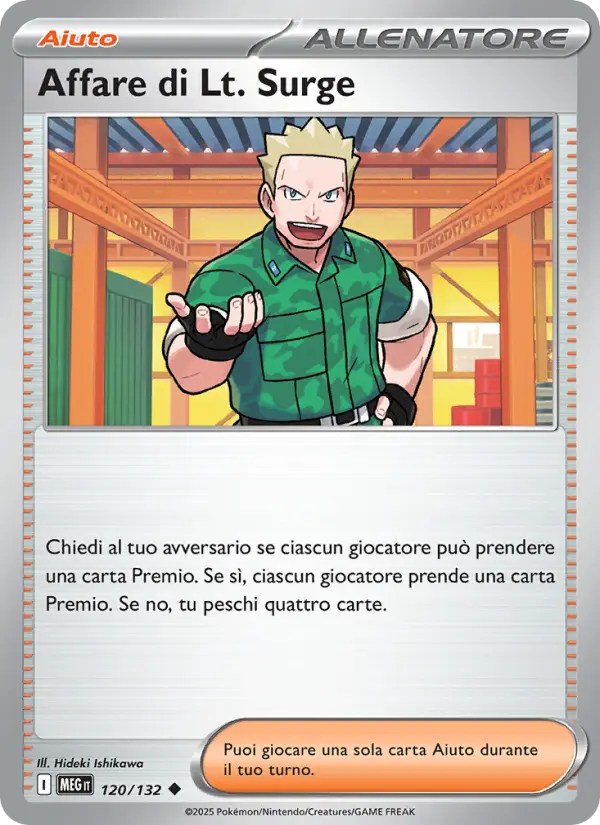 Affare di Lt. Surge, Megaevoluzione Nº 120