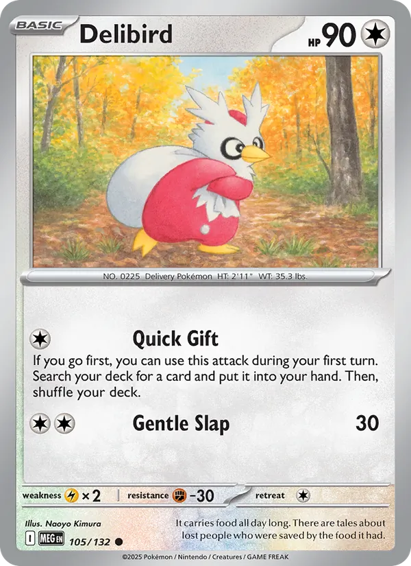 Delibird, Mega Evolution No. 105