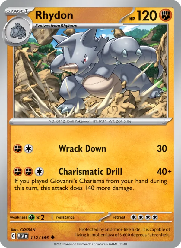 Rhydon, 151 No. 112