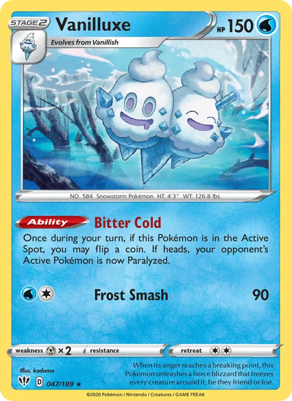 Vanilluxe, Darkness Ablaze No. 47