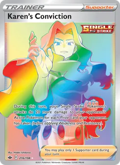 Karen's Conviction, Chilling Reign Nº 216 Holo