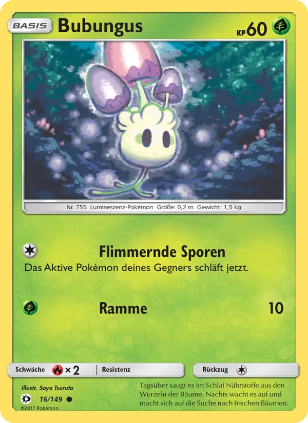 Bubungus, Sonne & Mond No. 16