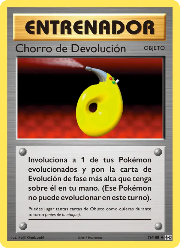 Chorro de Devolución, Evoluciones No. 76