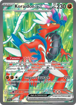 Koraidon-ex, Écarlate et Violet No. 231 Holo