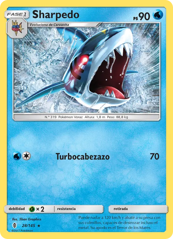 Sharpedo, Albor de Guadianes No. 28
