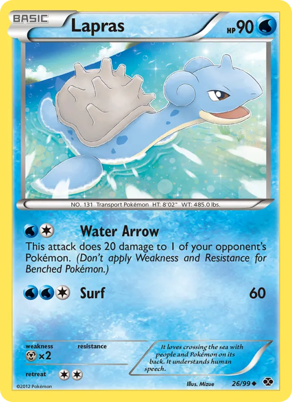 Lapras, Next Destinies No. 26