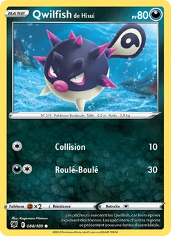 Qwilfish de Hisui, Astres Radieux No. 088 Normal