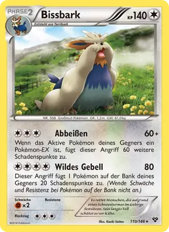 Bissbark, XY No. 110 Normal