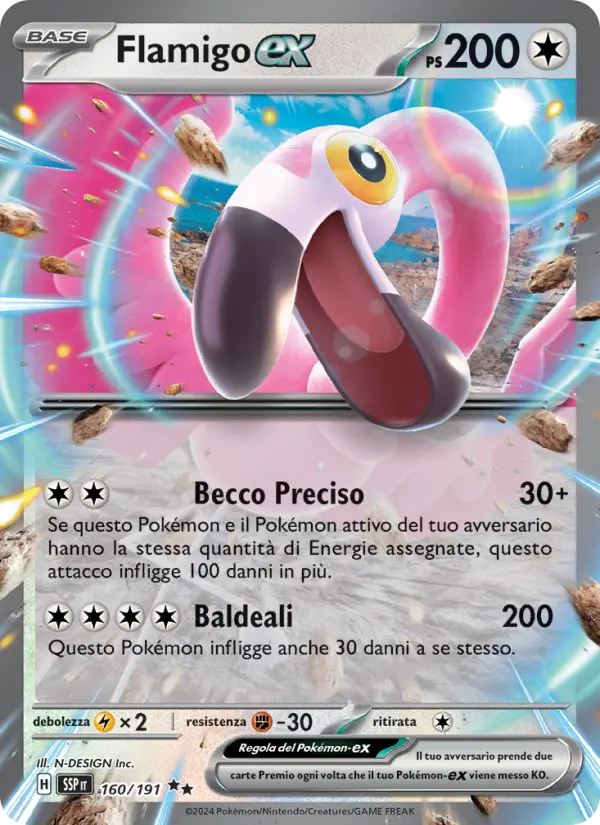 Flamigo-ex, Scintille Folgoranti Nº 160