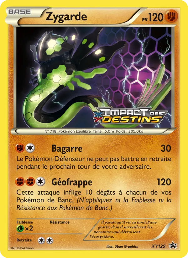 Zygarde, Promo XY No. XY129