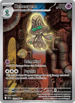 Beheeyem, Black Bolt No. 121 Holo