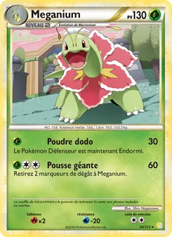 Meganium, HeartGold SoulSilver No. 26 Normal