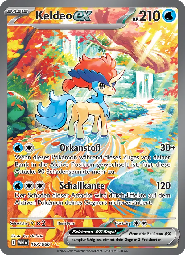 Keldeo-ex, Weiße Flammen No. 167