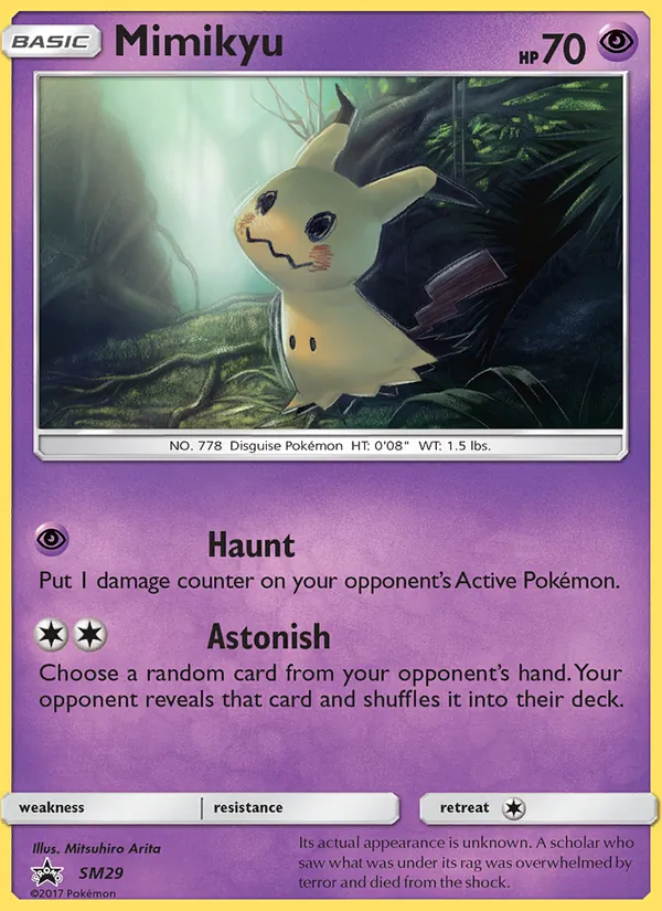 Mimikyu, SM Black Star Promos Nº SM29