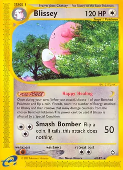 Blissey, Aquapolis No. 6 Normal