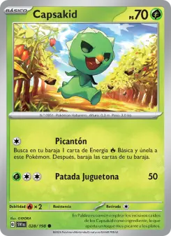 Capsakid, Escarlata y Púrpura No. 028 Normal