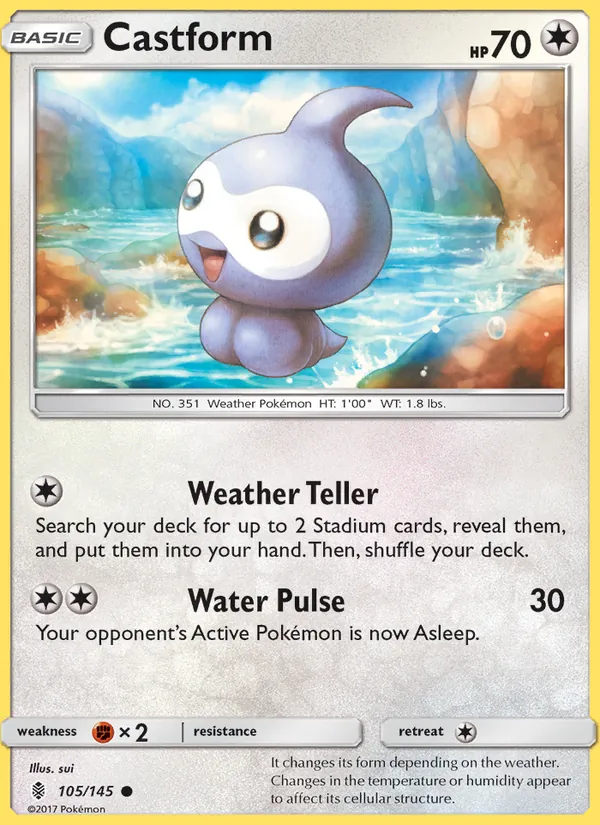 Castform, Guardians Rising No. 105