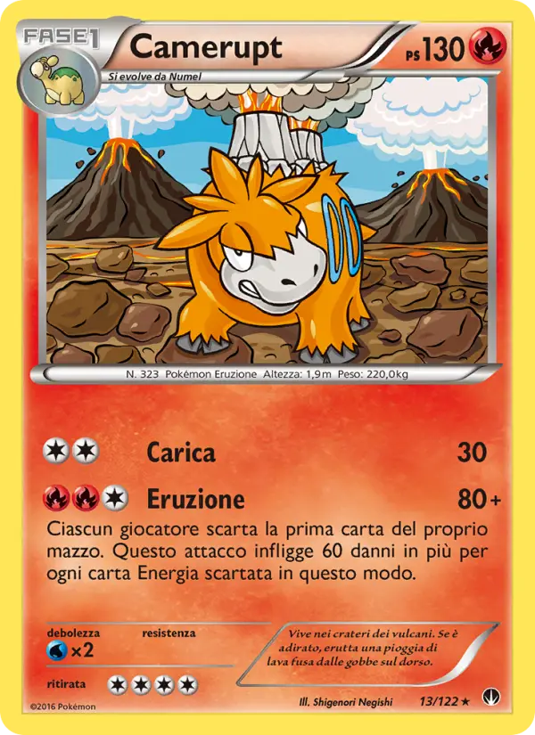 Camerupt, Turbo Crash Nº 13