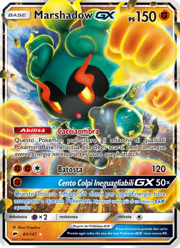 Marshadow GX, Ombre Infuocate No. 80