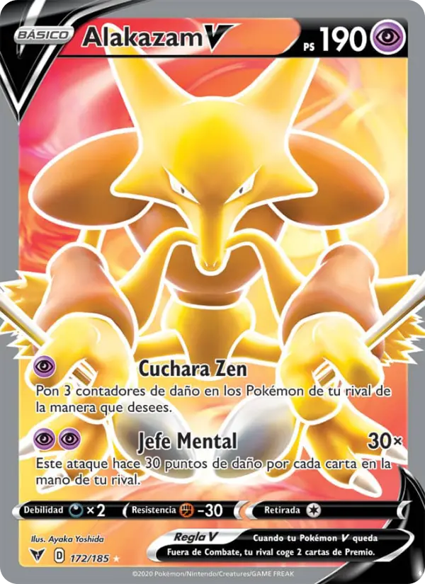 Alakazam V, Voltaje Vívido No. 172