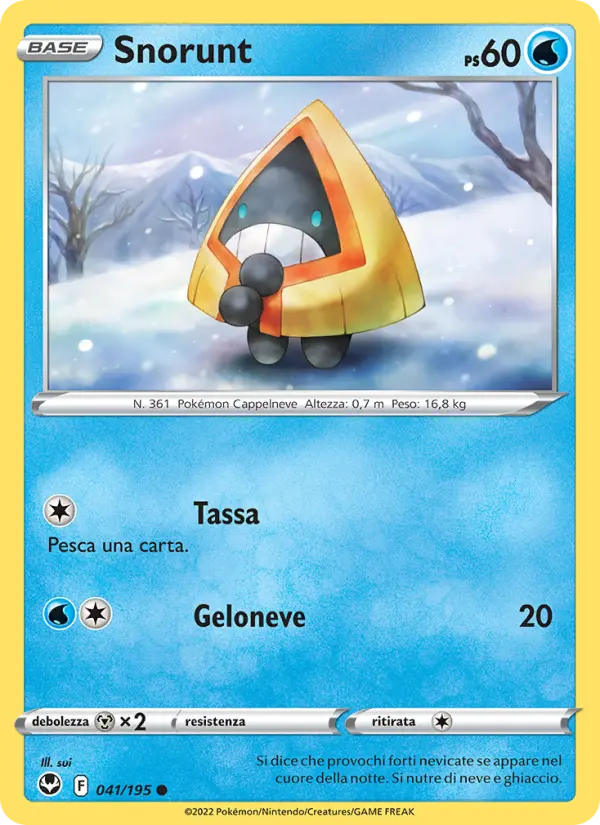 Snorunt, Tempesta Argentata No. 041