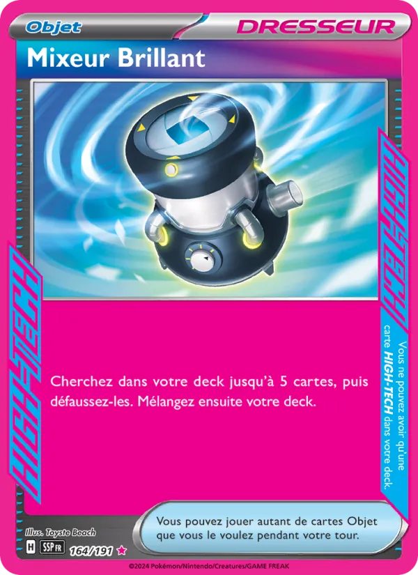 Mixeur Brillant, Étincelles Déferlantes Nº 164