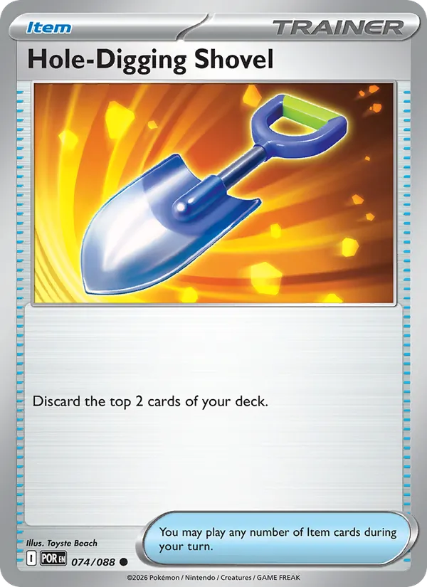 Hole-Digging Shovel, Perfect Order Nº 074