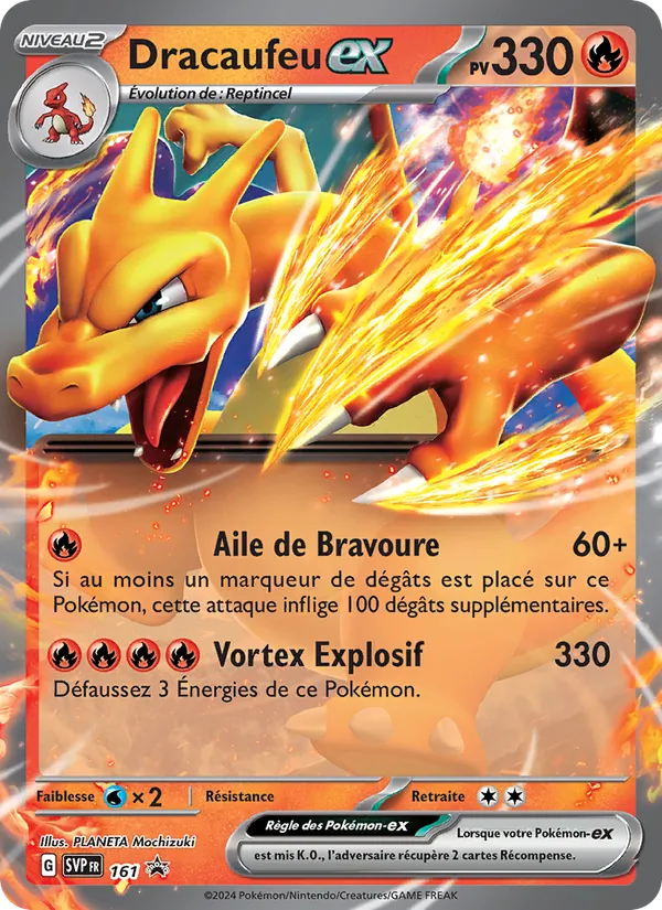 Dracaufeu-ex, SVP Black Star Promos Nº 161
