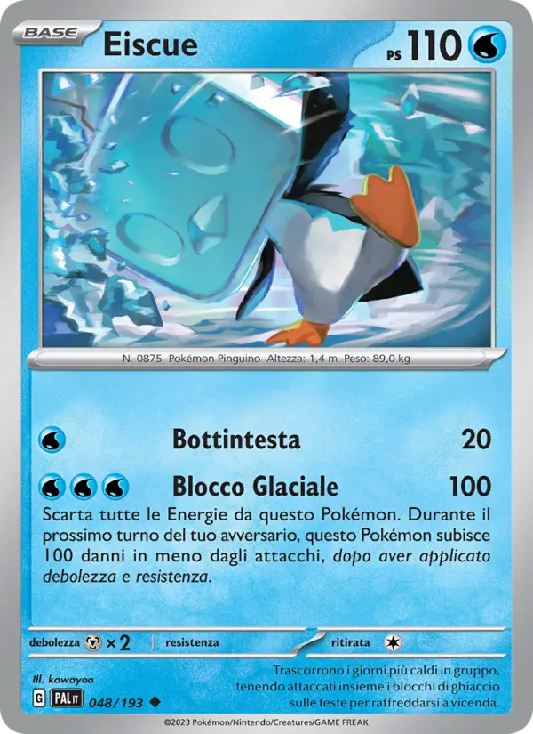 Eiscue, Evoluzioni a Paldea No. 048