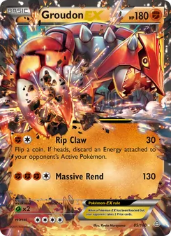 Groudon EX, Primal Clash No. 85 Normal