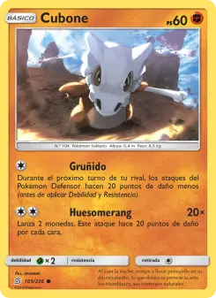 Cubone, Mentes Unidas No. 105 Normal