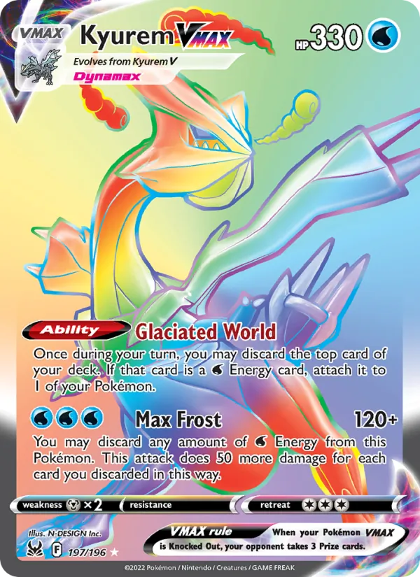 Kyurem VMAX, Lost Origin No. 197