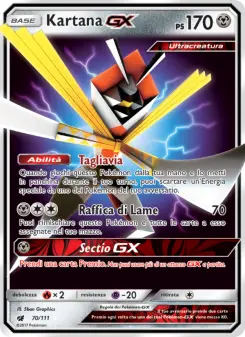 Kartana GX, Invasione Scarlatta Nº 70 Normal
