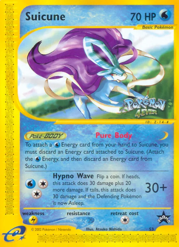 Suicune, Wizards Black Star Promos No. 53