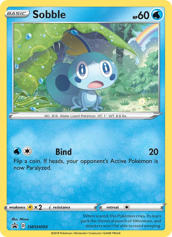 Sobble, SWSH Black Star Promos No. SWSH003