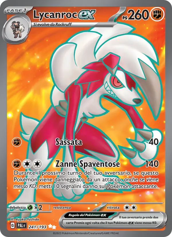 Lycanroc-ex, Evoluzioni a Paldea Nº 241